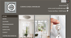 Desktop Screenshot of corimo-immobilier.com
