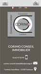 Mobile Screenshot of corimo-immobilier.com